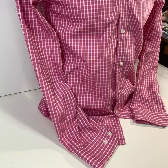 RW&Co Pink Plaid Dress Shirt - Picture 5 of 7